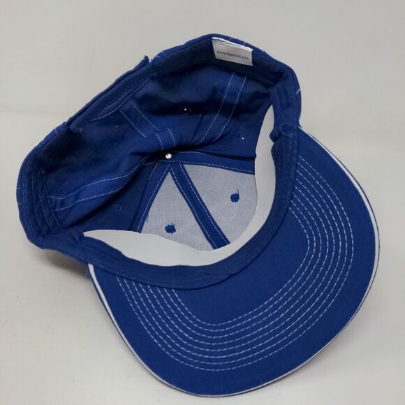 Fastenal Men's Strapback Hat Blue Adjustable Embroidered Logo Official - Picture 9 of 12